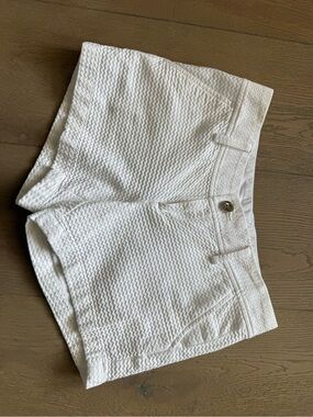 Lilly Pulitzer White Textured callahan Shorts